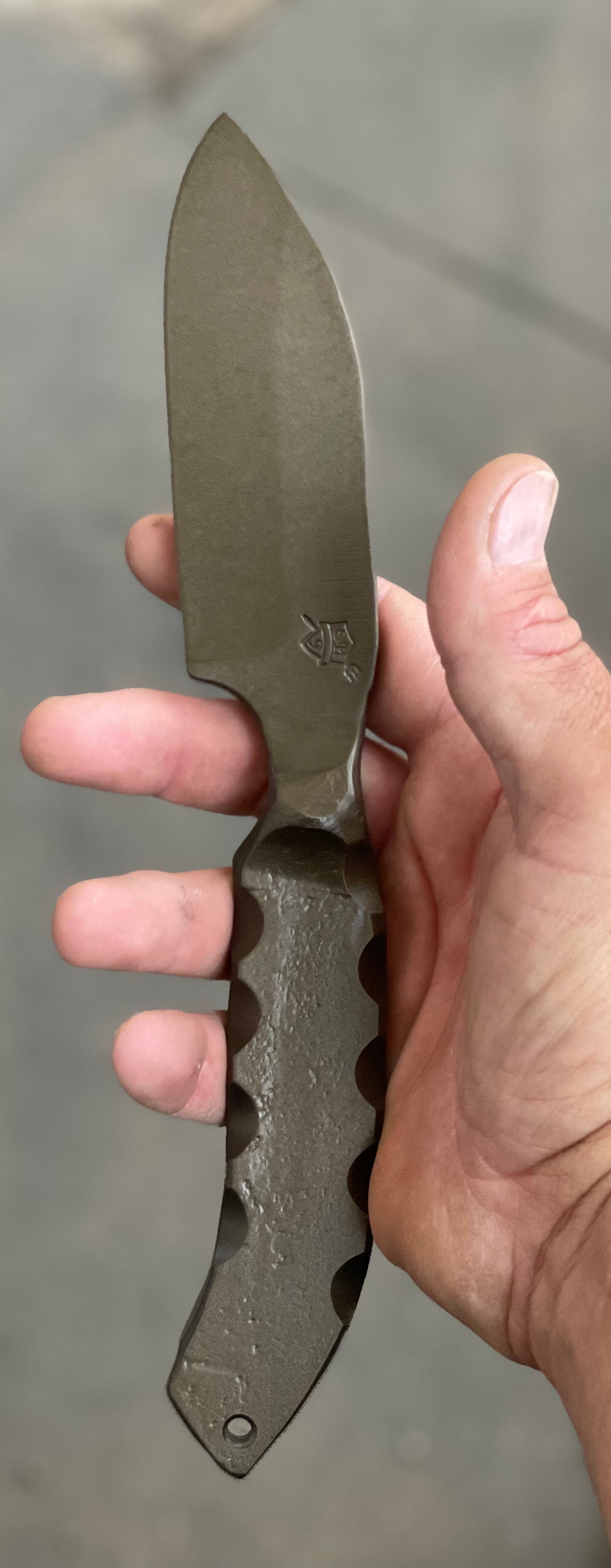 Forged Spear Point(heavy handle)-5160-17