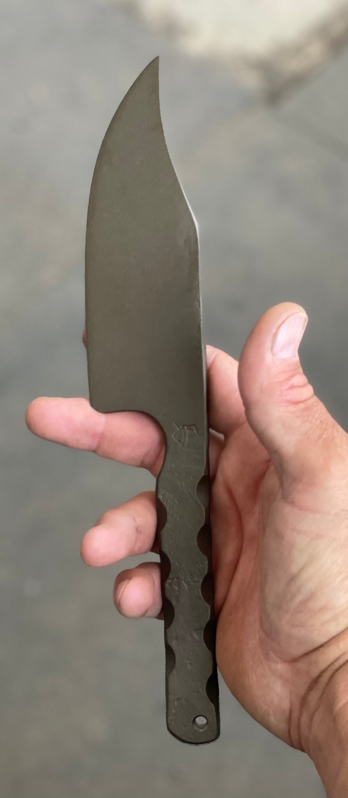 Forged Bowie/Clip Point-5160-16