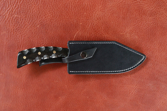 Compact Bowie Black Burlap G10